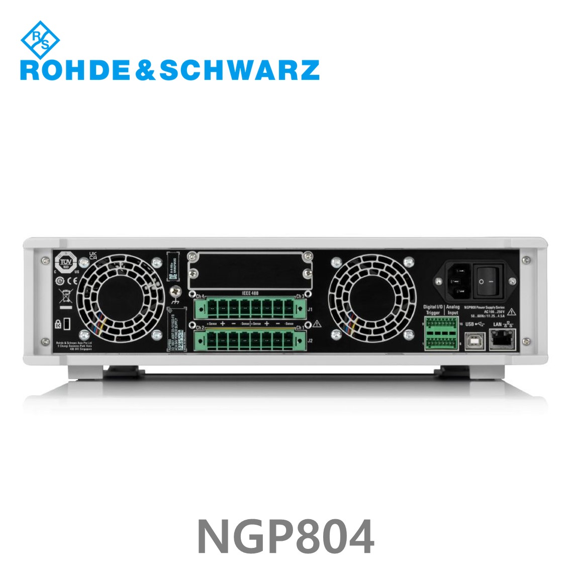 로데슈바르즈 NGP804 4채널/800W/0V~32V, 0A~20A DC파워서플라이, DC전원공급기 (5601.4007.02)