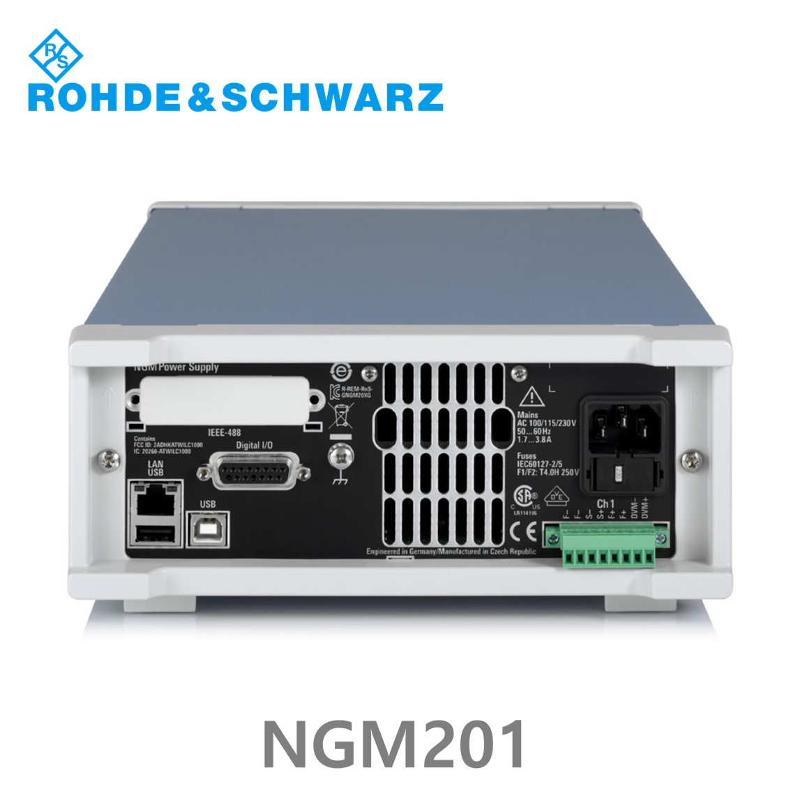 로데슈바르즈 NGM201 1채널/60W/0V~20V, ≤6V: 0A~6A, > 6V: 0A~3A DC파워서플라이, DC전원공급기 (3638.4472.02)