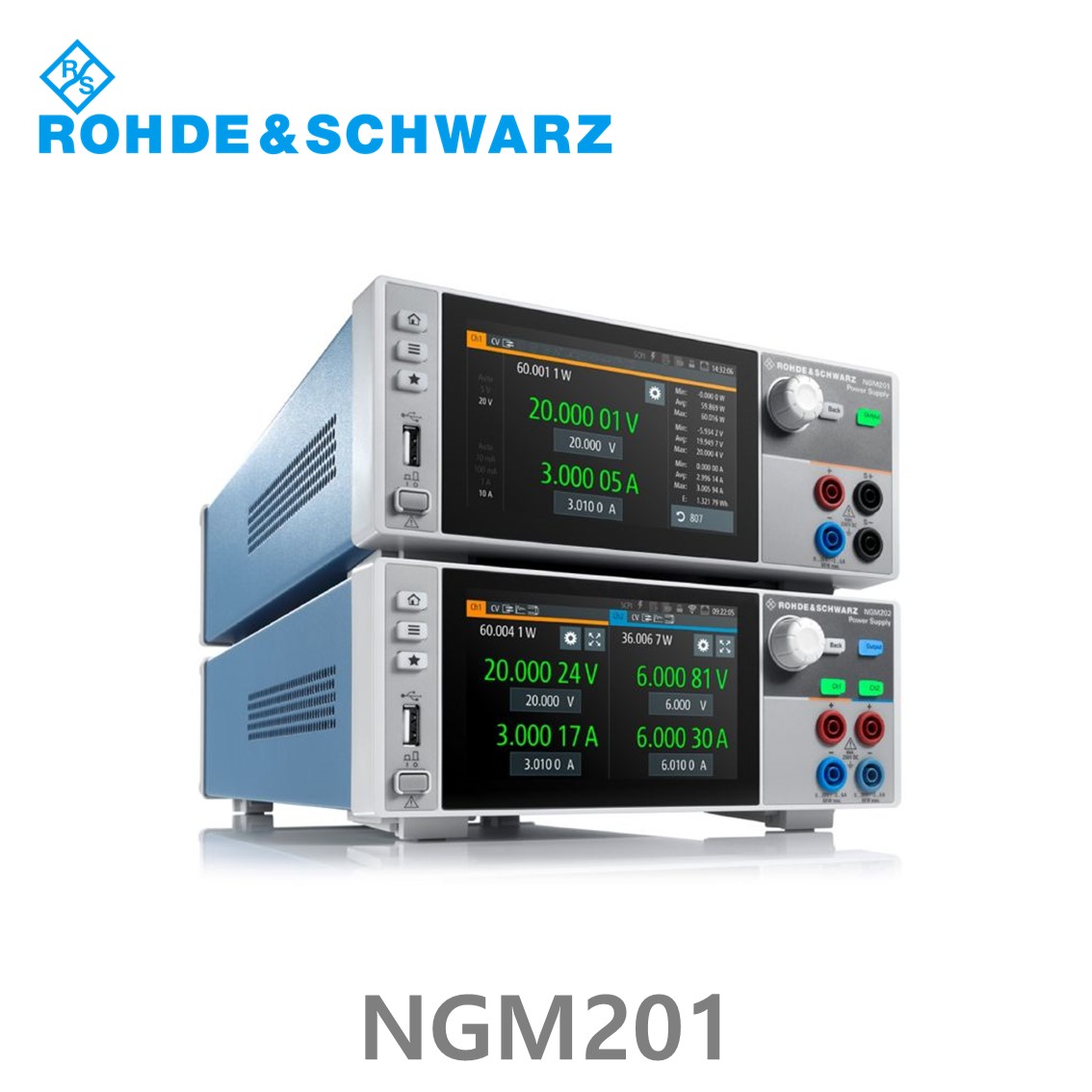 로데슈바르즈 NGM201 1채널/60W/0V~20V, ≤6V: 0A~6A, > 6V: 0A~3A DC파워서플라이, DC전원공급기 (3638.4472.02)