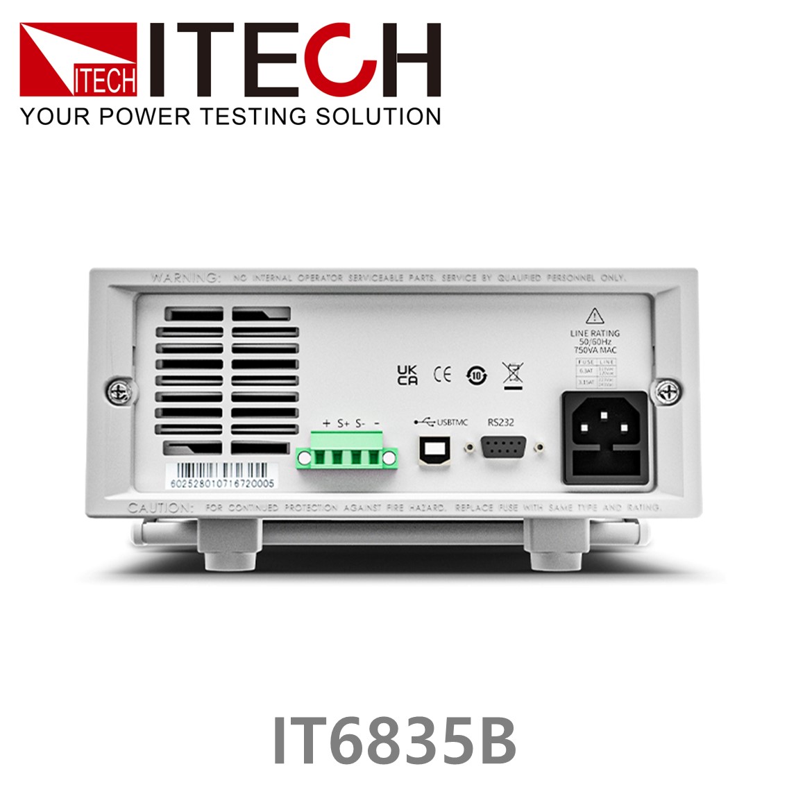 ITECH IT6835B DC파워서플라이 50V, 4A, 200W 리니어 DC전원공급기 (RS232, USB, GPIB)