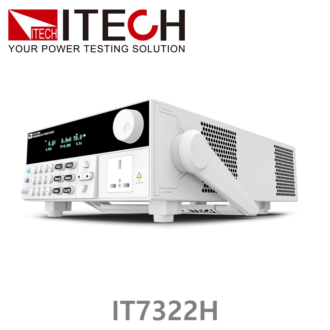 ITECH IT7322H 리니어 AC파워서플라이 250V, 500V - 3A, 1.5A - 750VA (단상) (3U)