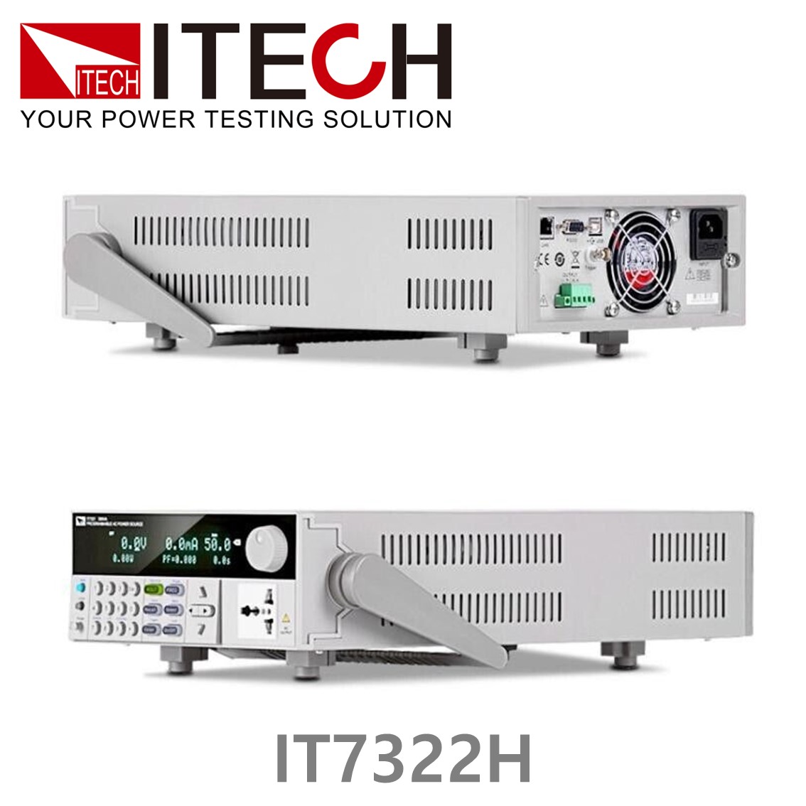 ITECH IT7322H 리니어 AC파워서플라이 250V, 500V - 3A, 1.5A - 750VA (단상) (3U)