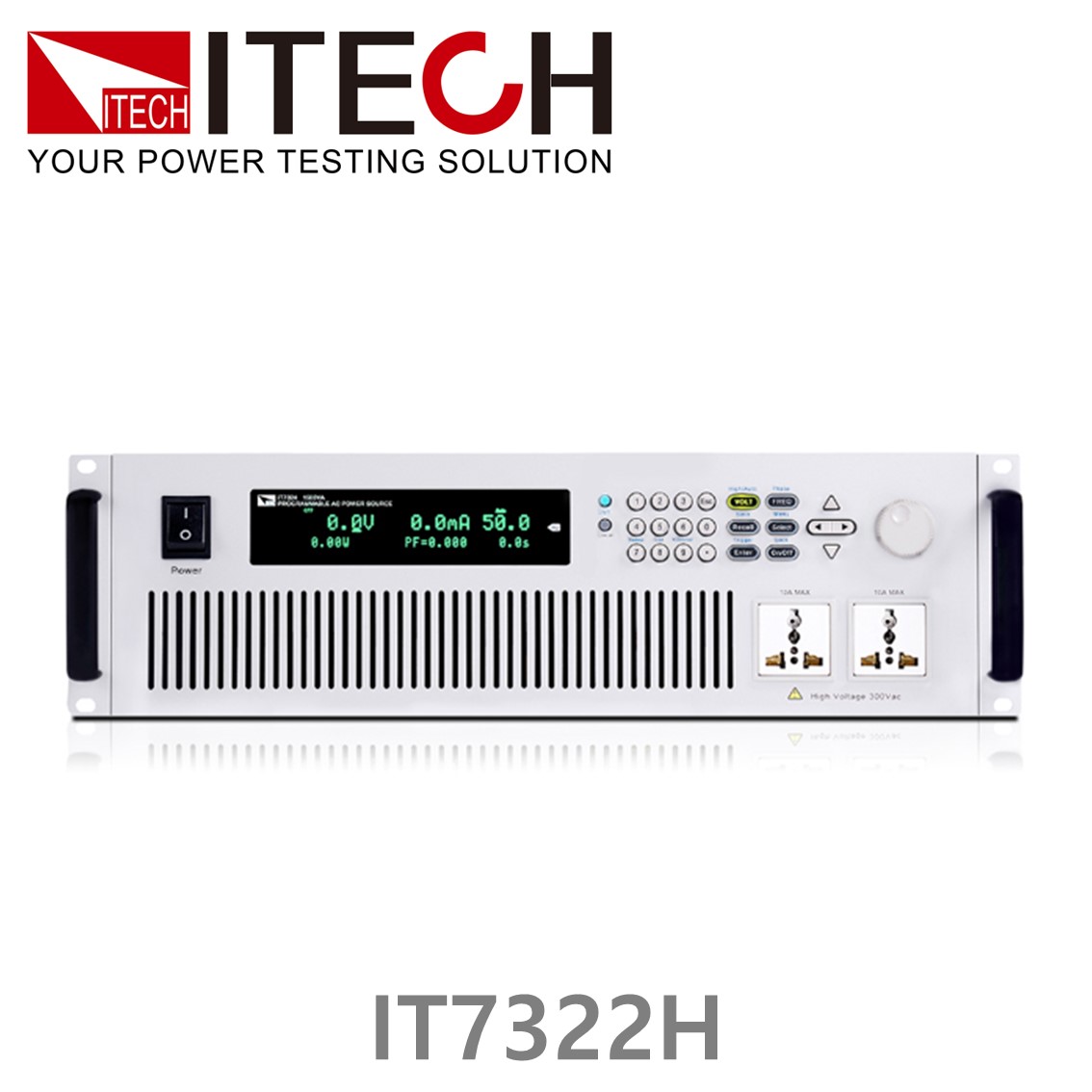 ITECH IT7322H 리니어 AC파워서플라이 250V, 500V - 3A, 1.5A - 750VA (단상) (3U)