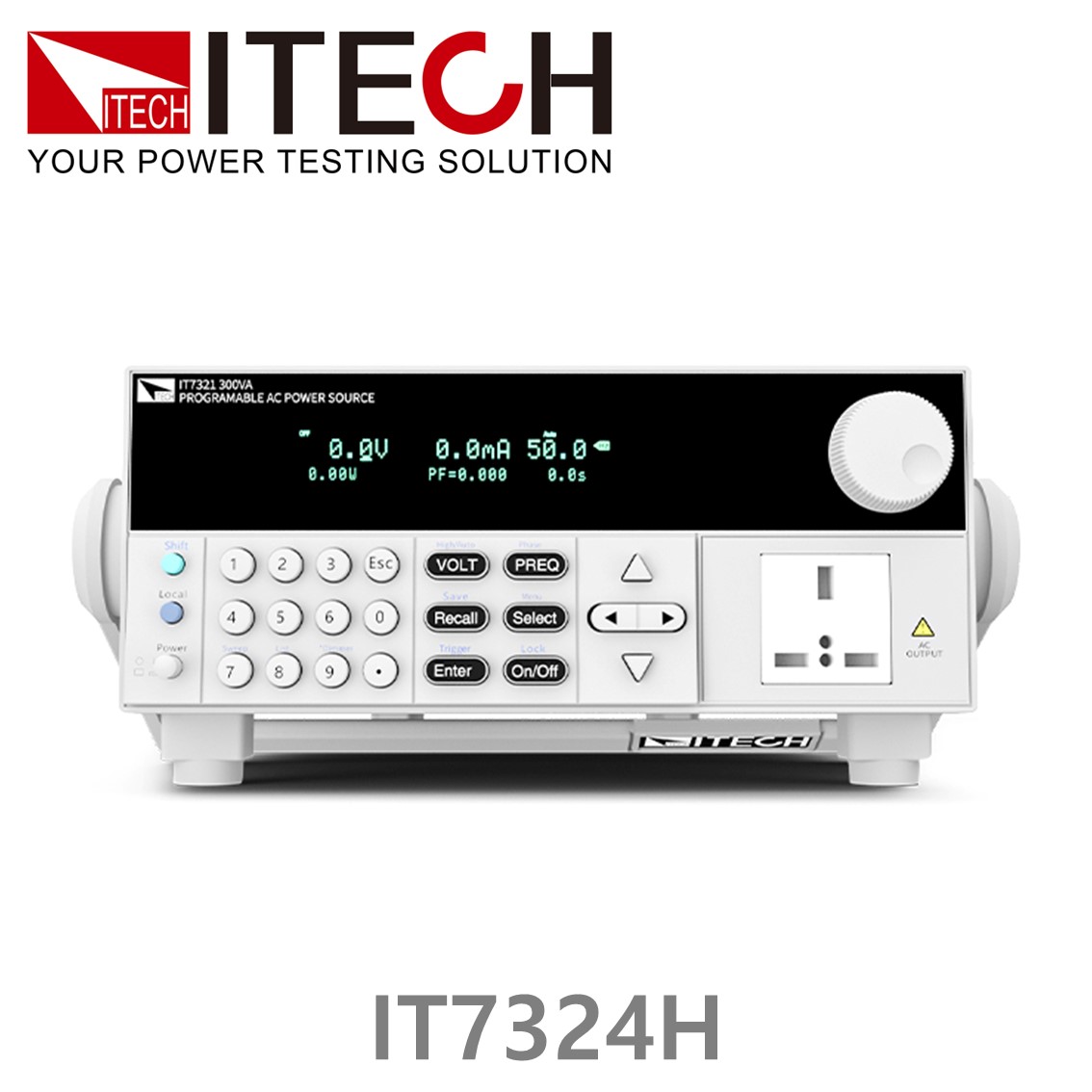 ITECH IT7324H 리니어 AC파워서플라이 250V, 500V - 6A, 3A - 1500VA (단상) (3U)