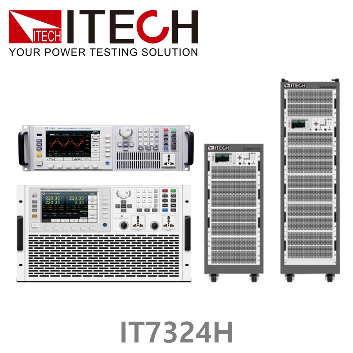 ITECH IT7324H 리니어 AC파워서플라이 250V, 500V - 6A, 3A - 1500VA (단상) (3U)