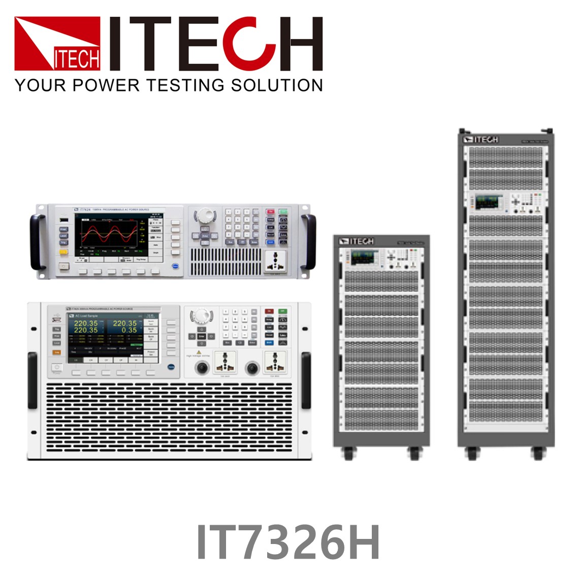 ITECH IT7326H 리니어 AC파워서플라이 250V, 500V - 12A, 6A -3000VA (단상) (6U)