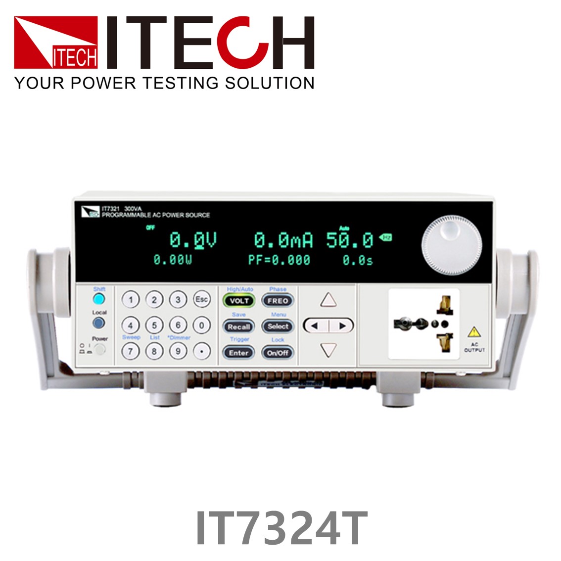 ITECH IT7324T 리니어 AC파워서플라이 150V, 300V - 12A, 6A -4500VA (3상) (15U)