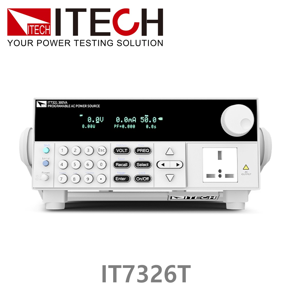 ITECH IT7326T 리니어 AC파워서플라이 150V, 300V - 24A, 12A - 9000VA (3상) (27U)
