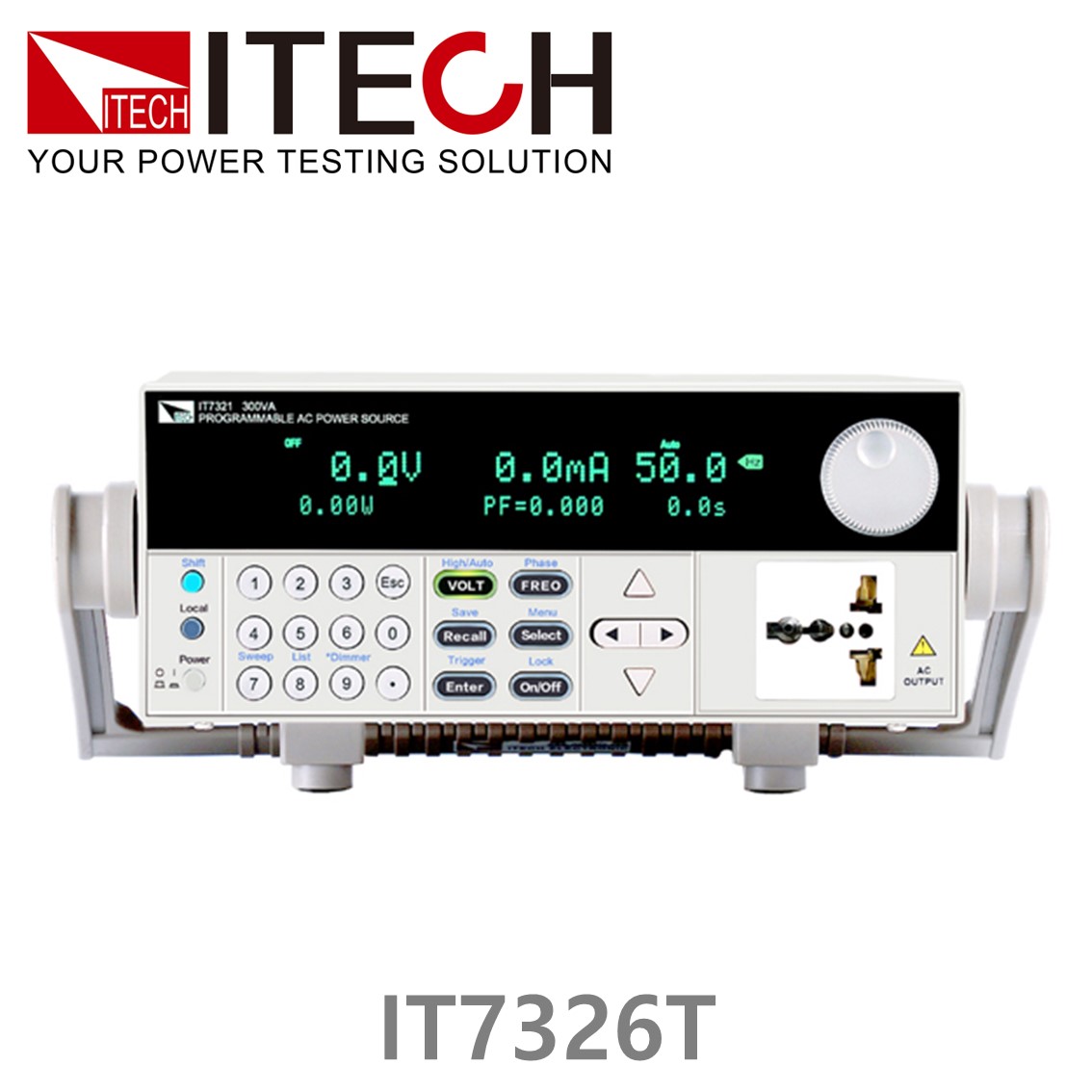 ITECH IT7326T 리니어 AC파워서플라이 150V, 300V - 24A, 12A - 9000VA (3상) (27U)