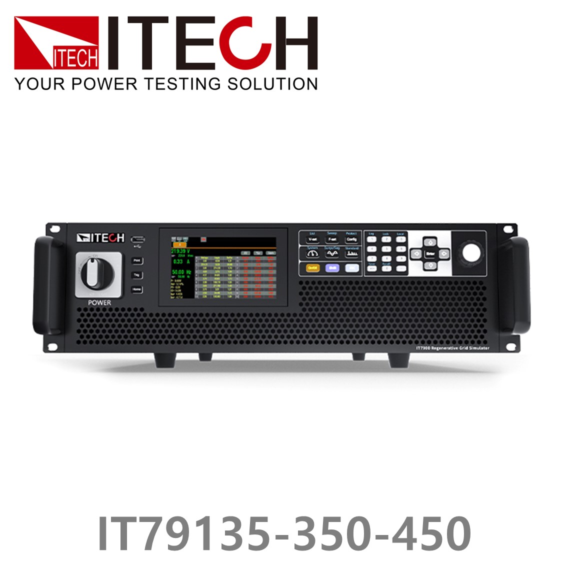 ITECH IT79135-350-450 회생 AC그리드 시뮬레이터 350V, 810A, 135KVA, 단상, 3상 (37U)