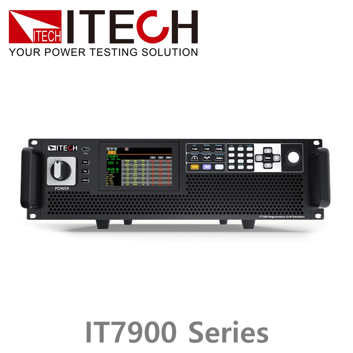 ITECH IT7900시리즈 회생 AC그리드 시뮬레이터 (2~165kVA…960kVA) 3U~37U