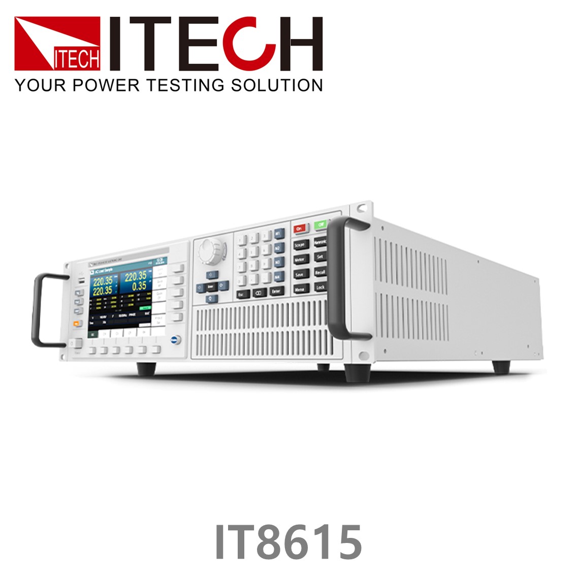 ITECH IT8615 AC, DC전자로드 50~420Vrms, 0~20Arms, 1800VA DC전자부하 3U