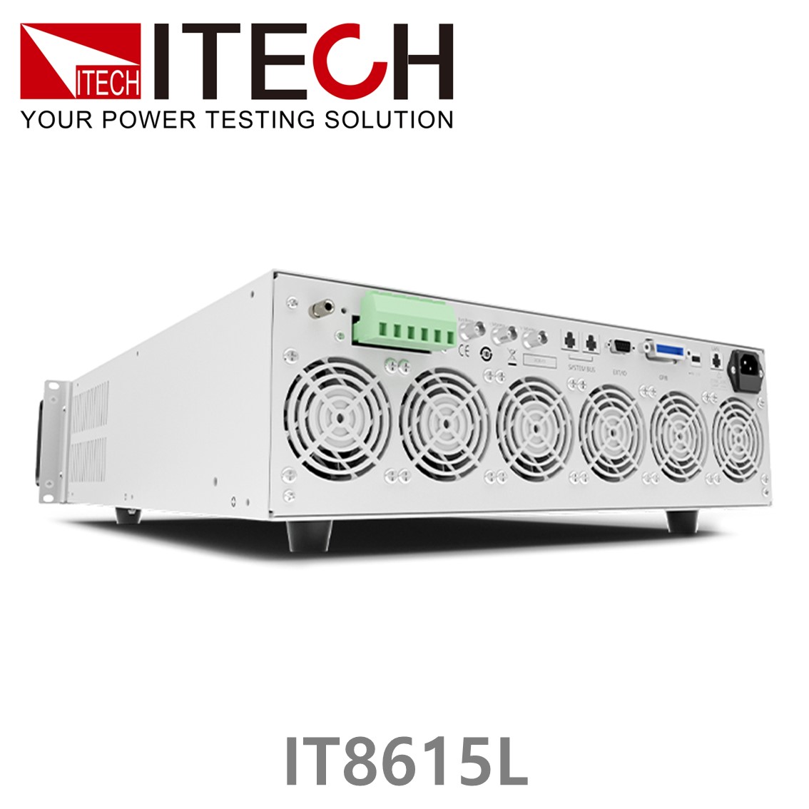 ITECH IT8615L AC, DC전자로드 15~260Vrms, 0~20Arms, 1800VA DC전자부하 3U