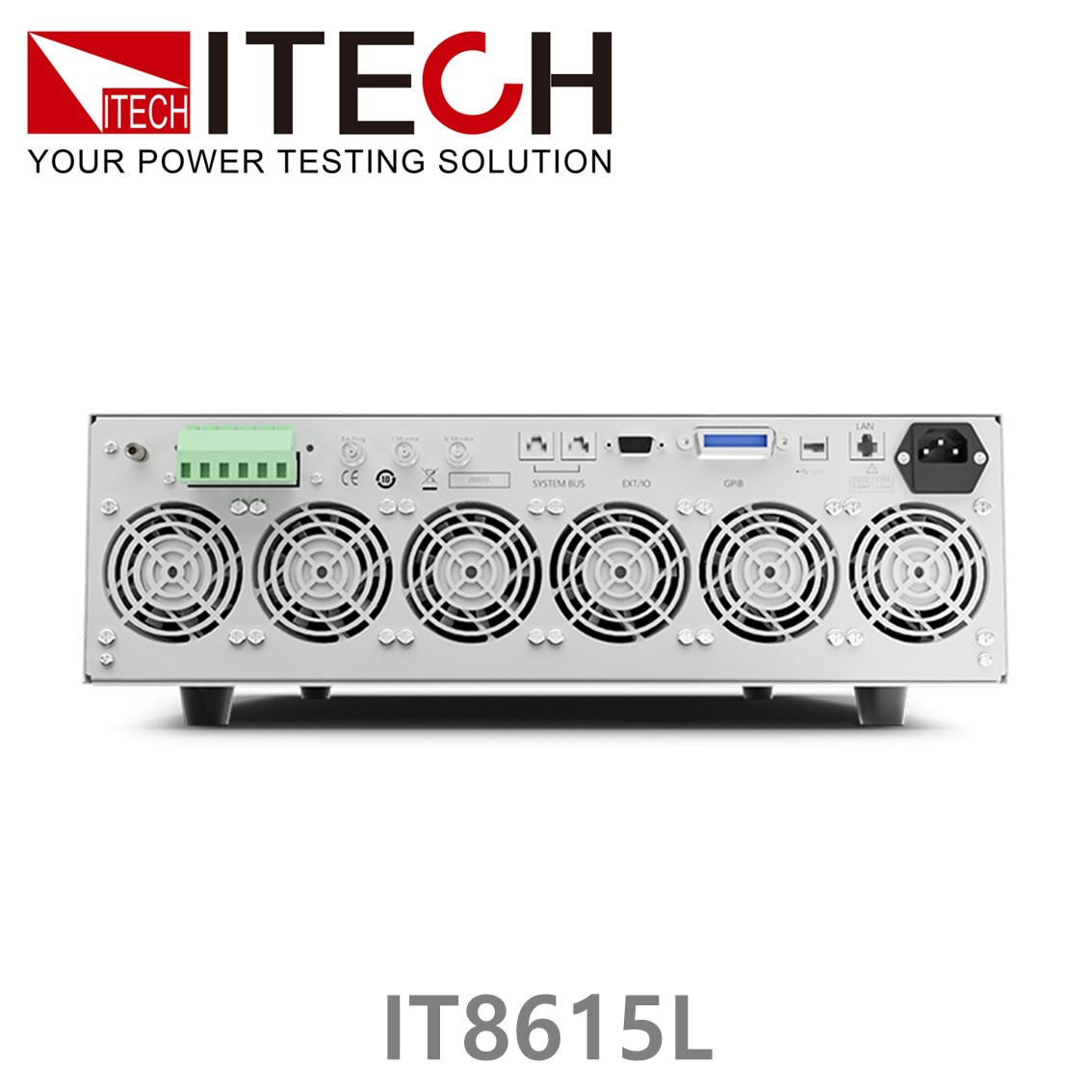 ITECH IT8615L AC, DC전자로드 15~260Vrms, 0~20Arms, 1800VA DC전자부하 3U
