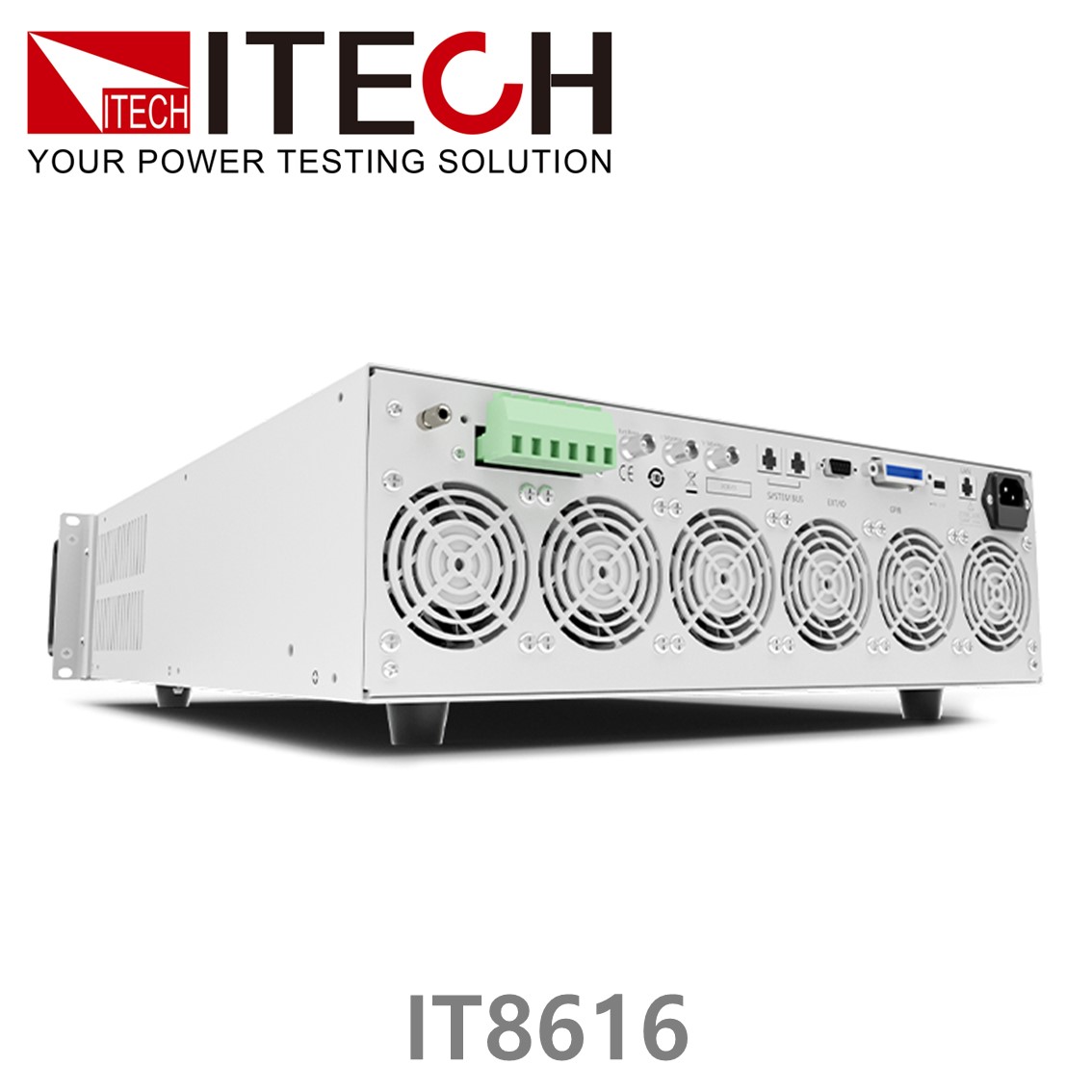 ITECH IT8616 AC, DC전자로드 50~420Vrms, 0~40Arms, 3600VA DC전자부하 6U