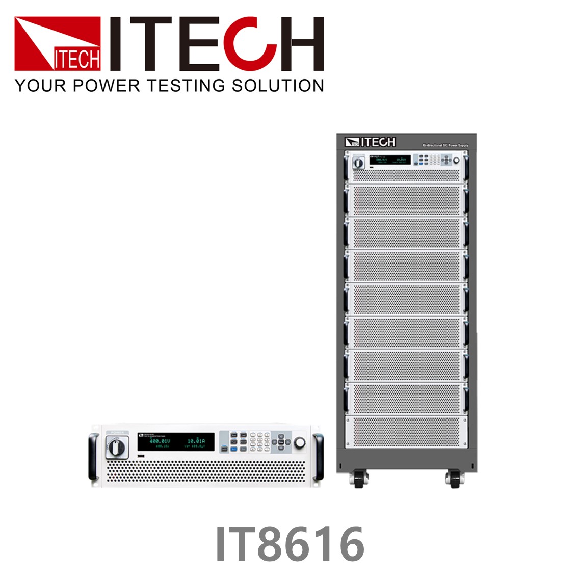 ITECH IT8616 AC, DC전자로드 50~420Vrms, 0~40Arms, 3600VA DC전자부하 6U