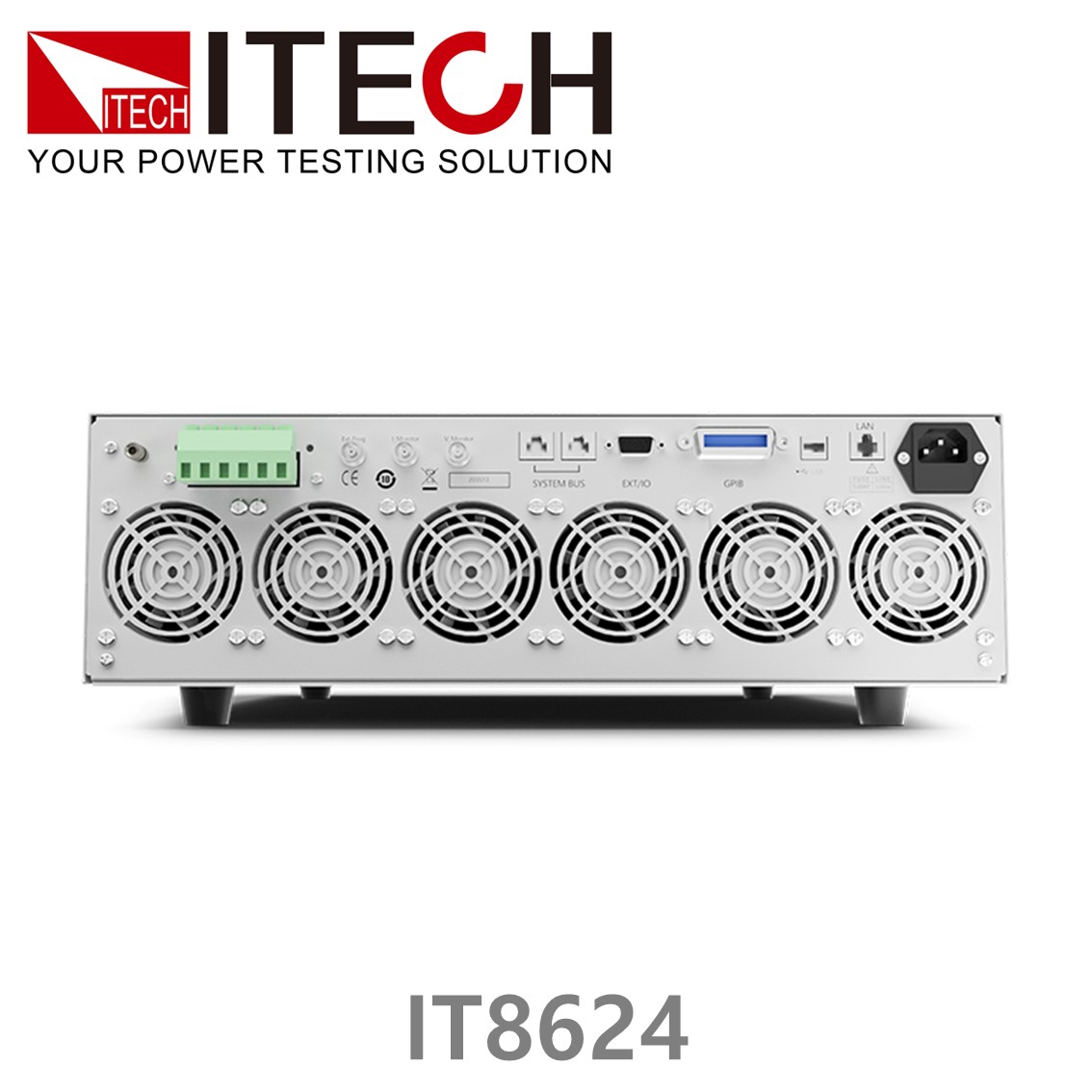 ITECH IT8624 AC,DC전자로드 50-420V, 80A, 7200VA DC전자부하 27U