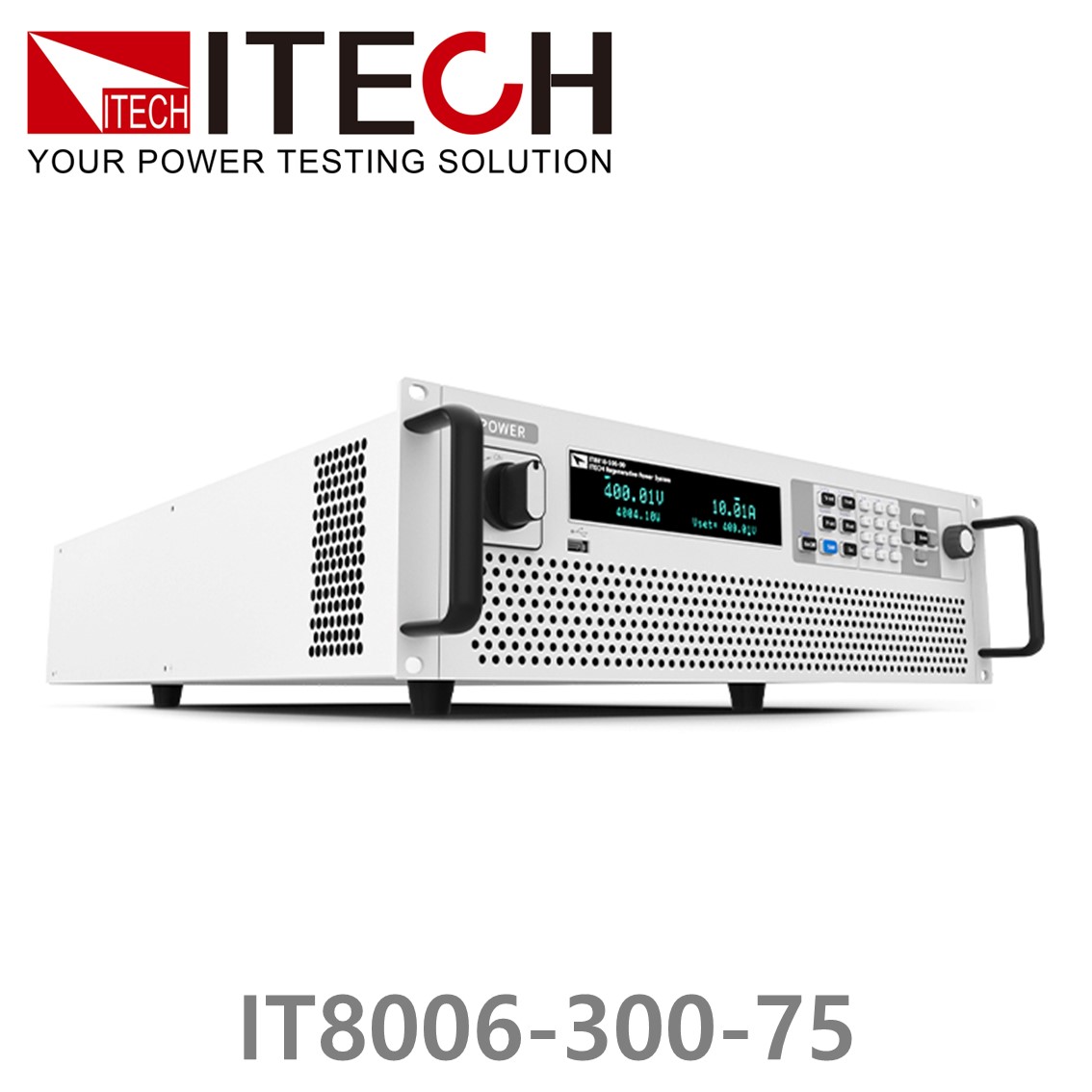 ITECH IT8006-300-75 회생형 DC전자로드 300V, 75A, 6kW (3U) DC전자부하