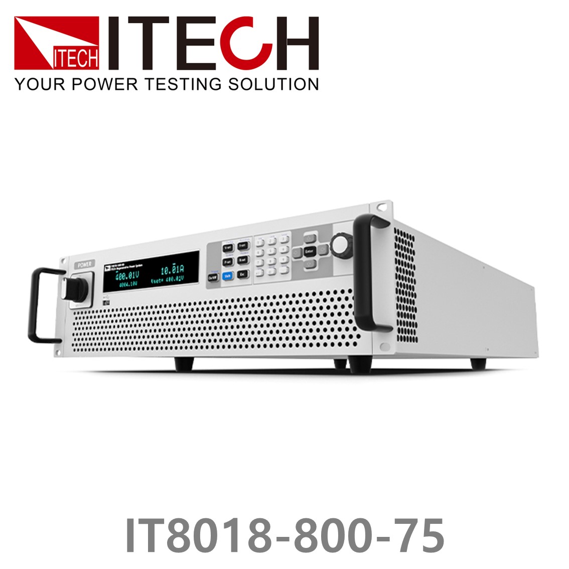 ITECH IT8018-800-75 회생형 DC전자로드 800V, 75A, 18kW (3U) DC전자부하