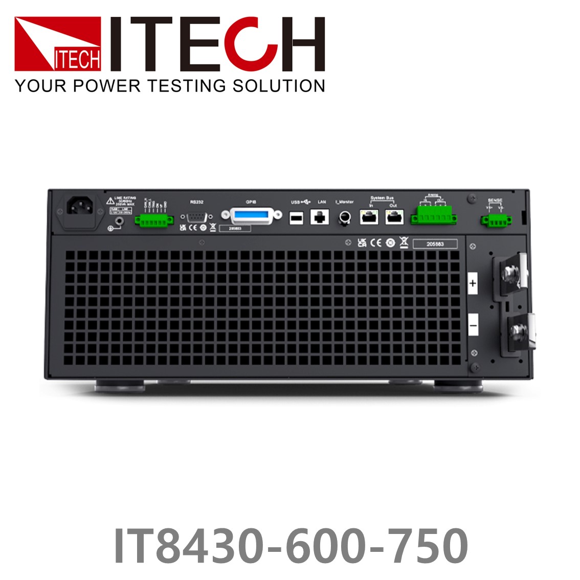 ITECH IT8430-600-750 DC전자로드 600V, 750A, 30kW (27U) DC전자부하