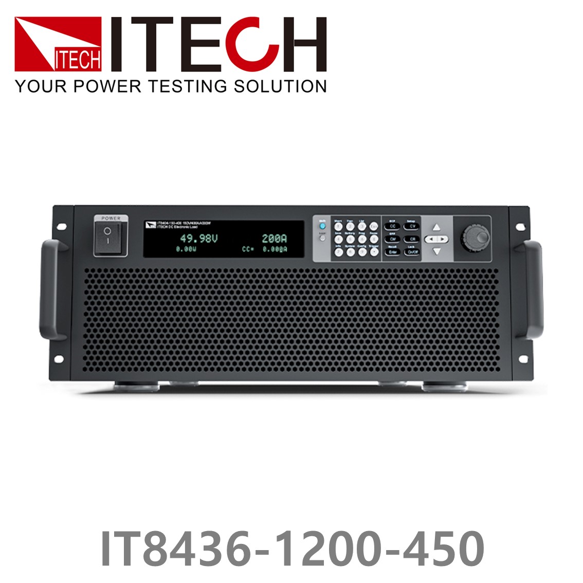 ITECH IT8436-1200-450 DC전자로드 1200V, 450A, 36kW (27U) DC전자부하