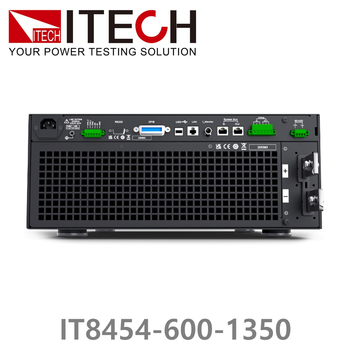 ITECH IT8454-600-1350 DC전자로드 600V, 1350A, 54kW (37U) DC전자부하