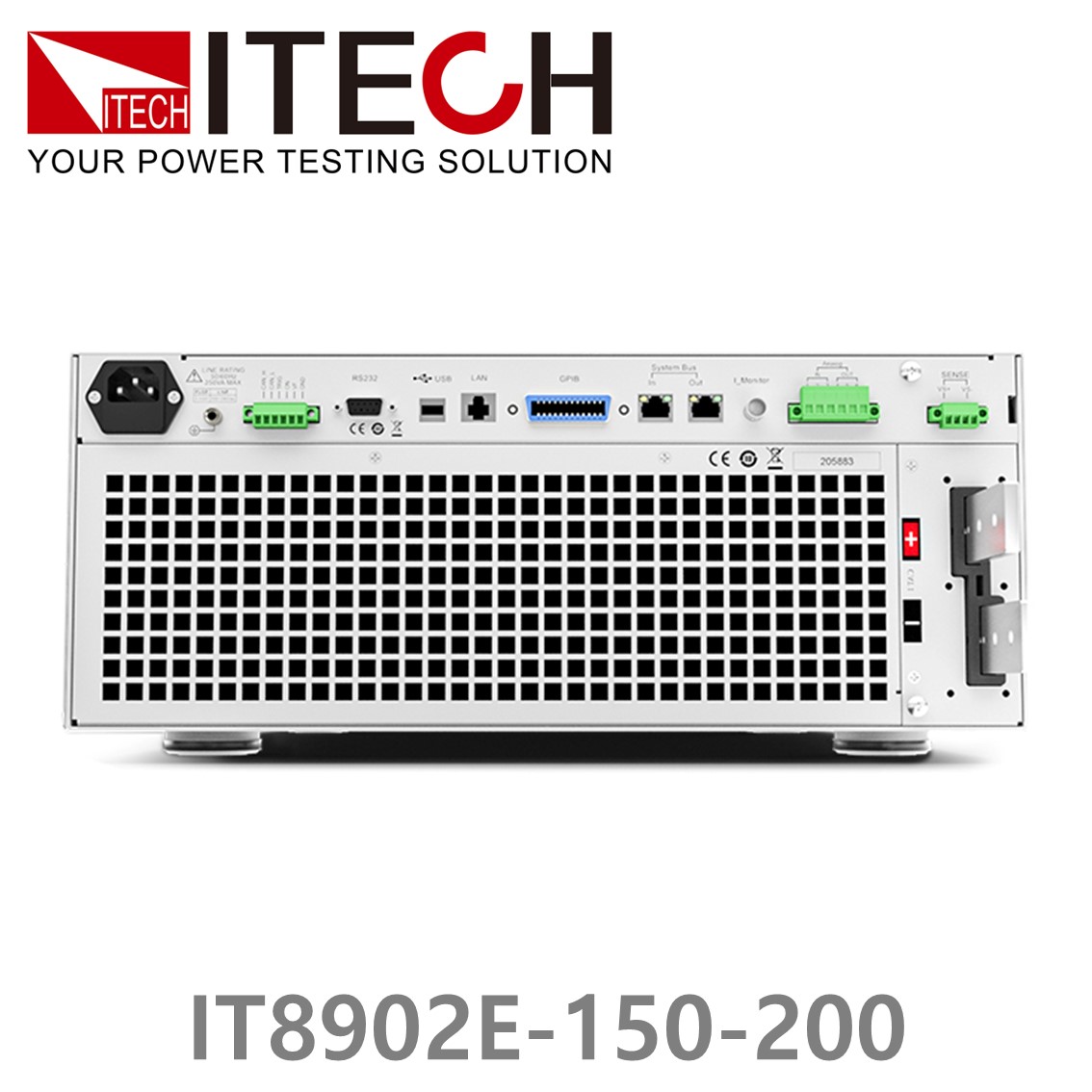 ITECH IT8902E-150-200 DC전자로드 150V, 200A, 2kW, 4U