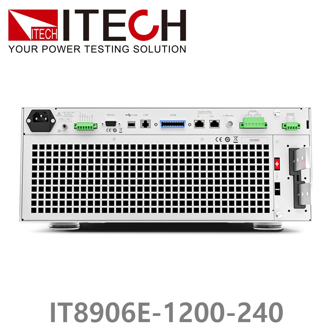 ITECH IT8906E-1200-240 DC전자로드 1200V, 240A, 6kW, 4U