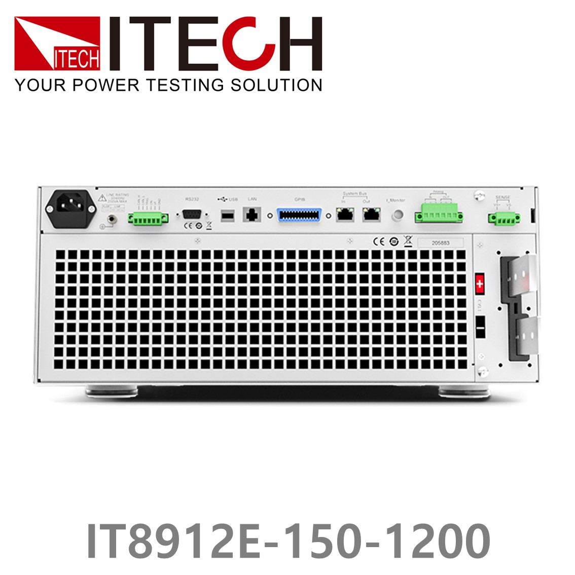 ITECH IT8912E-150-1200 DC전자로드 150V, 1200A, 12kW, 8U