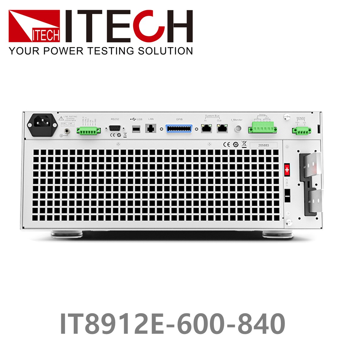 ITECH IT8912E-600-840 DC전자로드 600V, 840A, 12kW, 8U