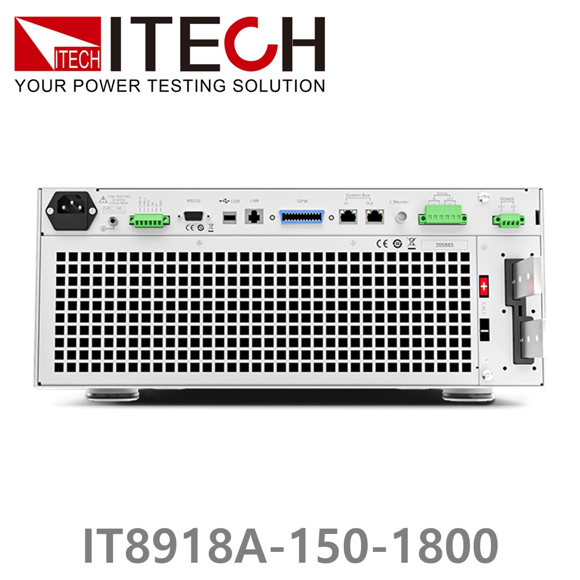 ITECH IT8918A-150-1800 DC전자로드 150V, 1800A, 18kW, 15U