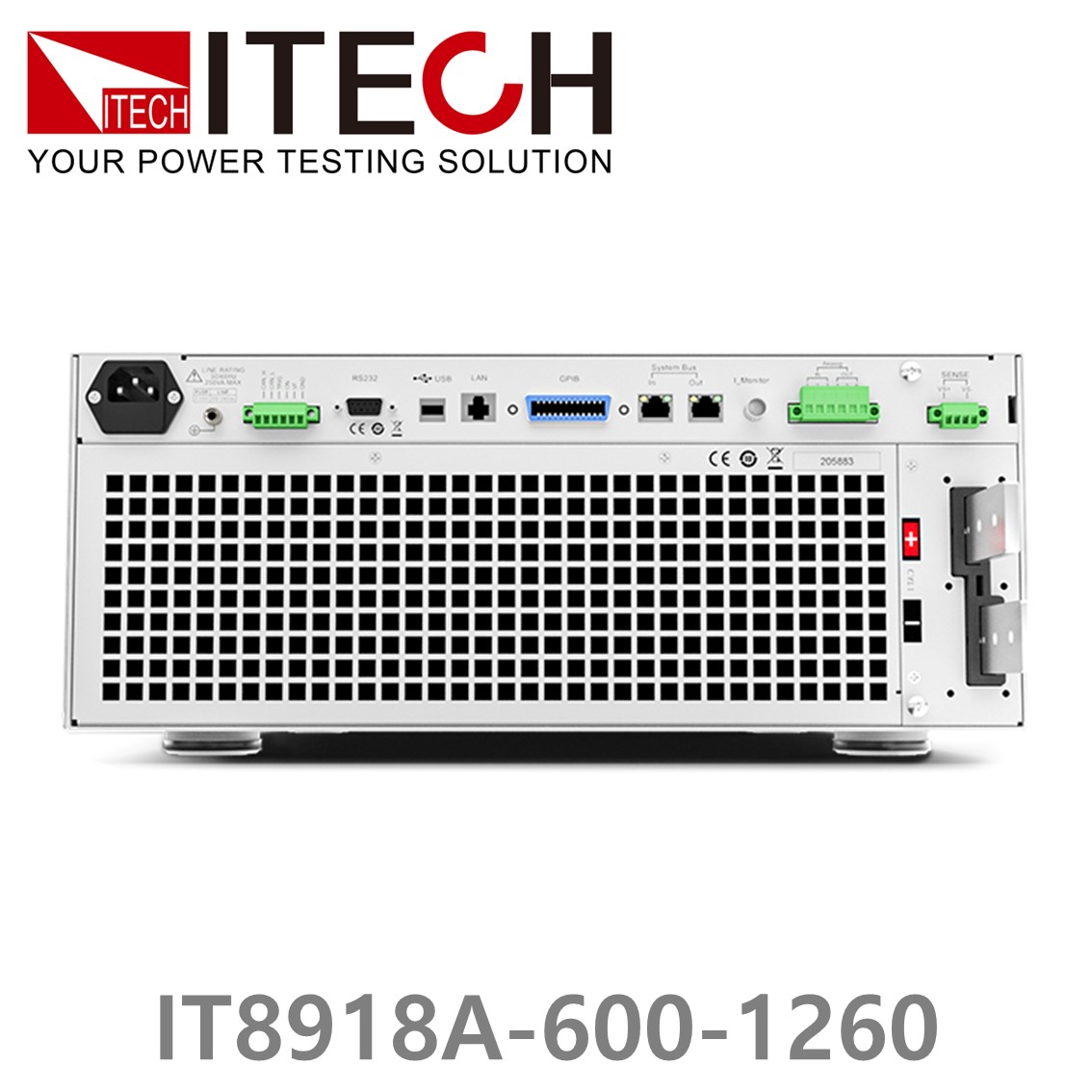 ITECH IT8918A-600-1260 DC전자로드 600V, 1260A, 18kW, 15U