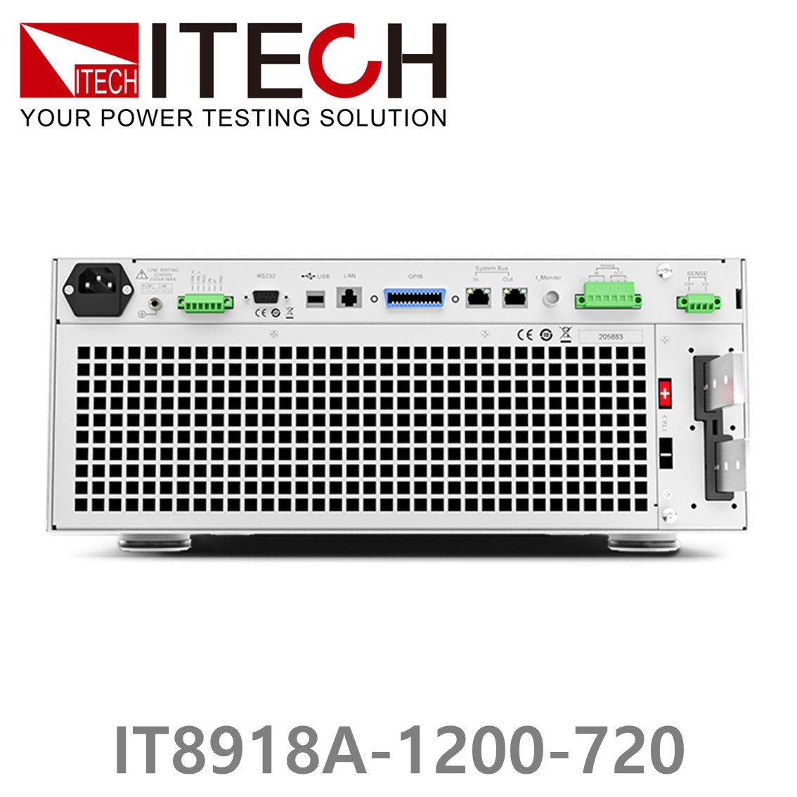 ITECH IT8918A-1200-720 DC전자로드 1200V, 720A, 18kW, 15U