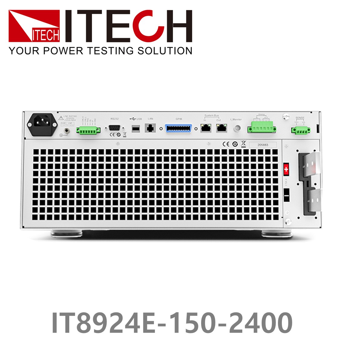 ITECH IT8924E-150-2400 DC전자로드 150V, 2400A, 24kW, 27U