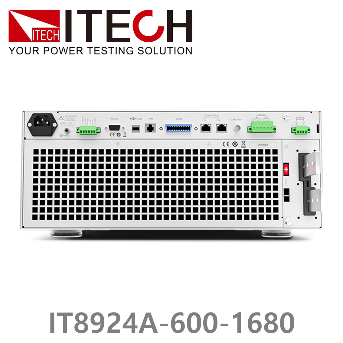 ITECH IT8924A-600-1680 DC전자로드 600V, 1680A, 24kW, 27U
