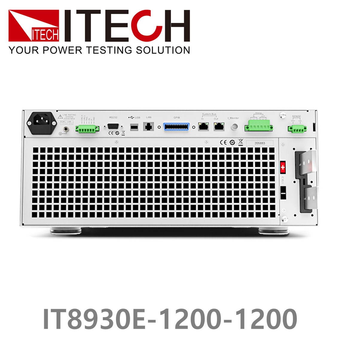 ITECH IT8930E-1200-1200 DC전자로드 1200V, 1200A, 30kW, 27U
