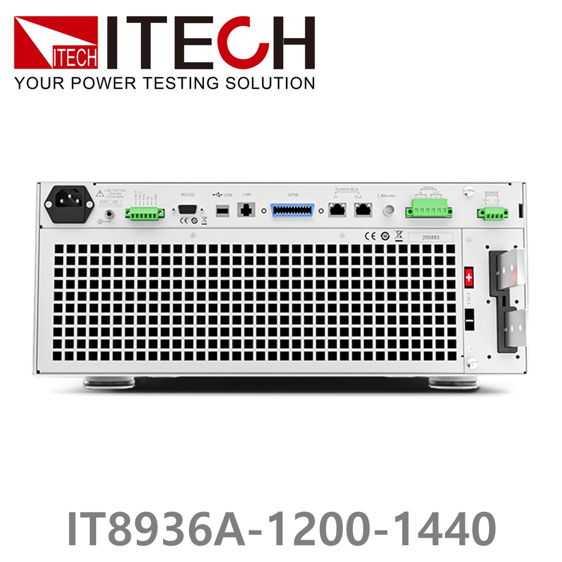 ITECH IT8936A-1200-1440 DC전자로드 1200V, 1440A, 36kW, 27U