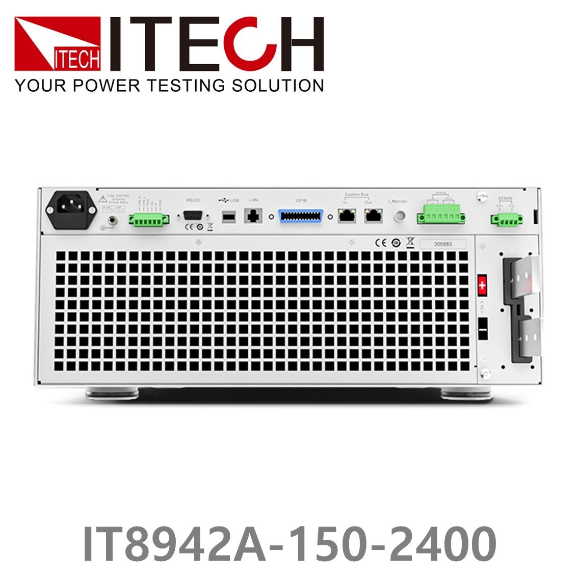 ITECH IT8942A-150-2400 DC전자로드 150V, 2400A, 42kW, 37U