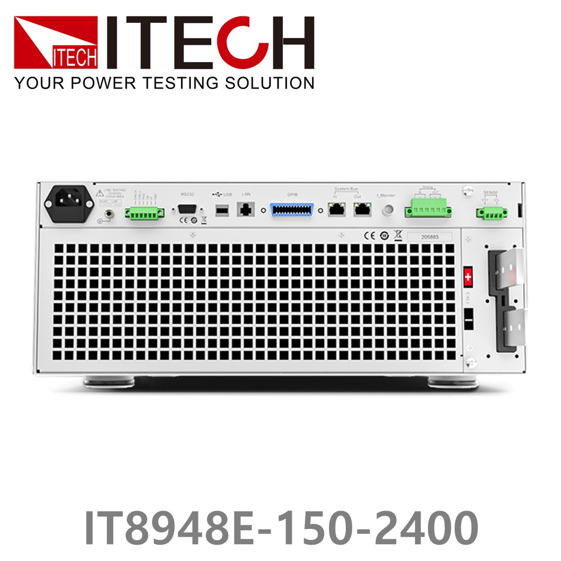 ITECH IT8948E-150-2400 DC전자로드 150V, 2400A, 48kW, 37U