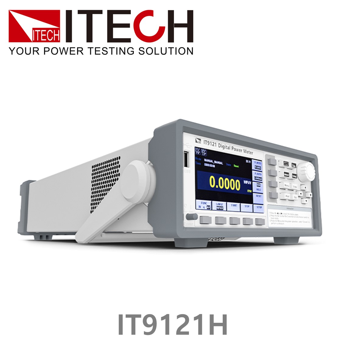ITECH IT9121H 파워미터, 전력테스터 1000Vrms, 20Arms Power meter (half 2U)
