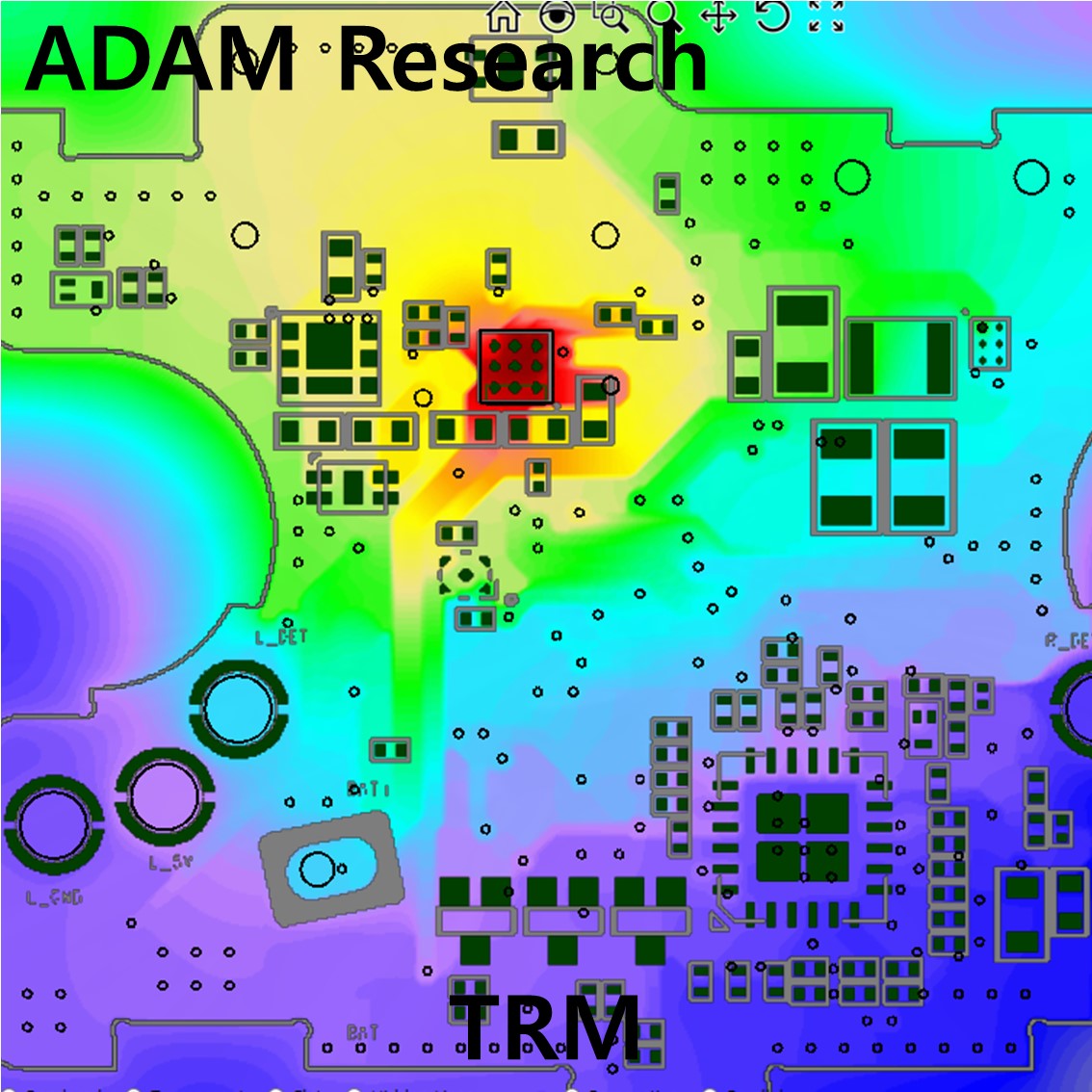 TRM PCB열해석 소프트웨어, 열특성분석 Thermal Risk Management