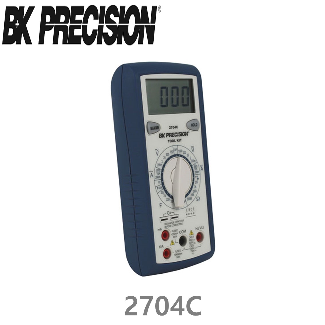 BK PRECISION 2704C 휴대용 디지탈 멀티미터 (트랜지스터 테스트 포함) (DC ~1000V/AC ~750V)