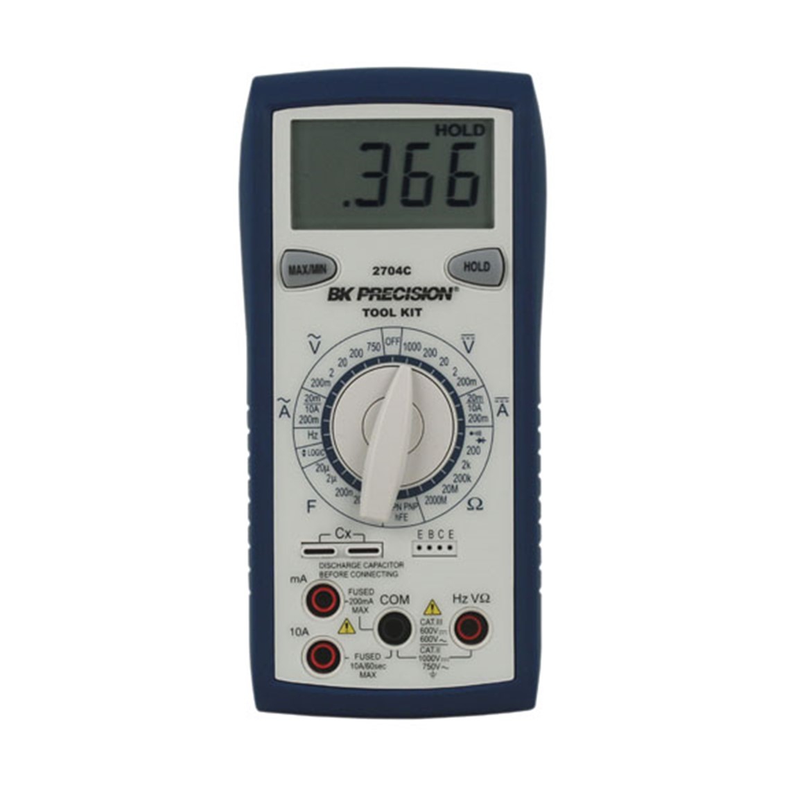 BK PRECISION 2704C KIT 휴대용 디지탈 멀티미터 (테스트리드포함) (DC ~1000V/AC ~750V)