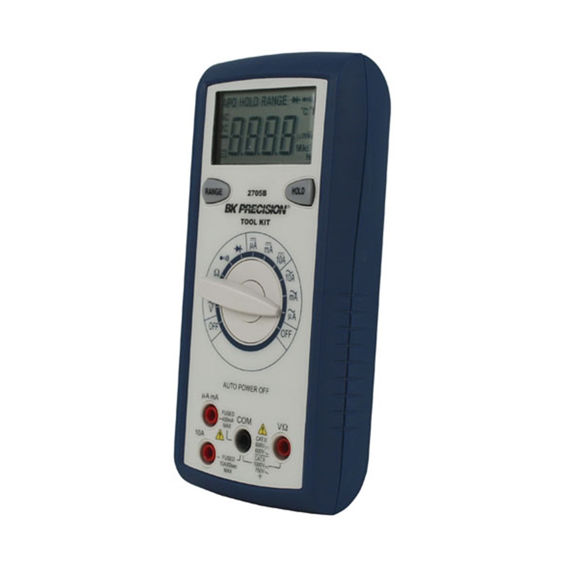 BK PRECISION 2705B 휴대용 디지탈 멀티미터 자동 범위 지정 DC ~1000V/AC ~750V