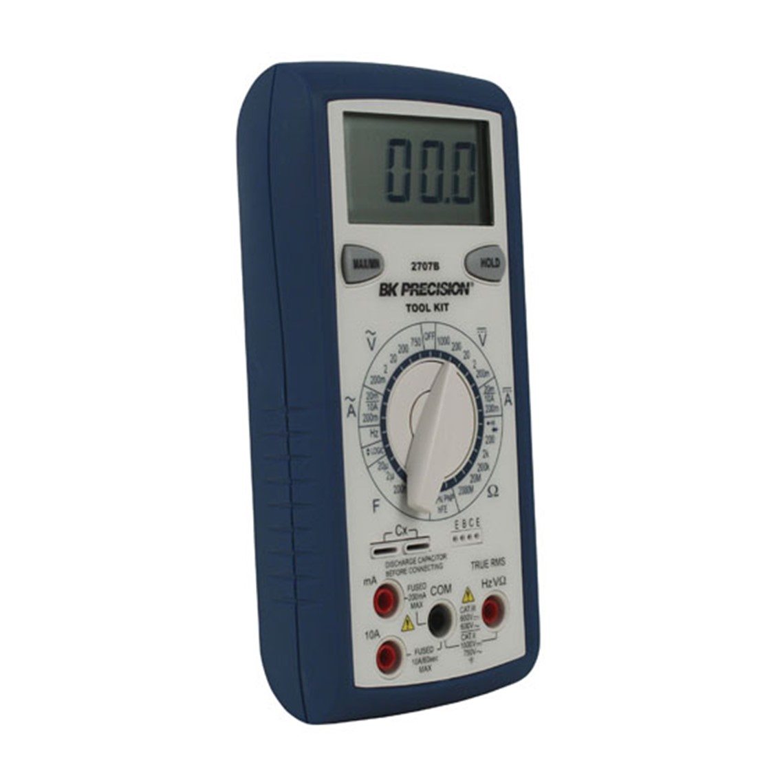 BK PRECISION 2707B True RMS 휴대용 디지털 멀티미터(수동 범위 지정)
