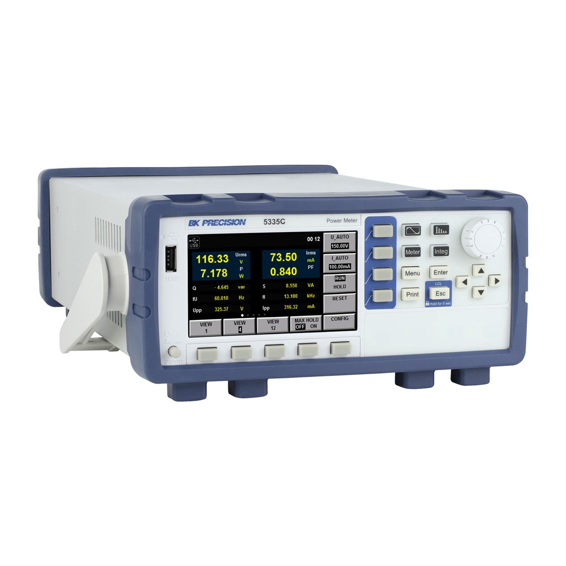 BK PRECISION 5335C 파워미터, 전력계 600Vrms(Cat II) 및 20Arms (GPIB 없슴)