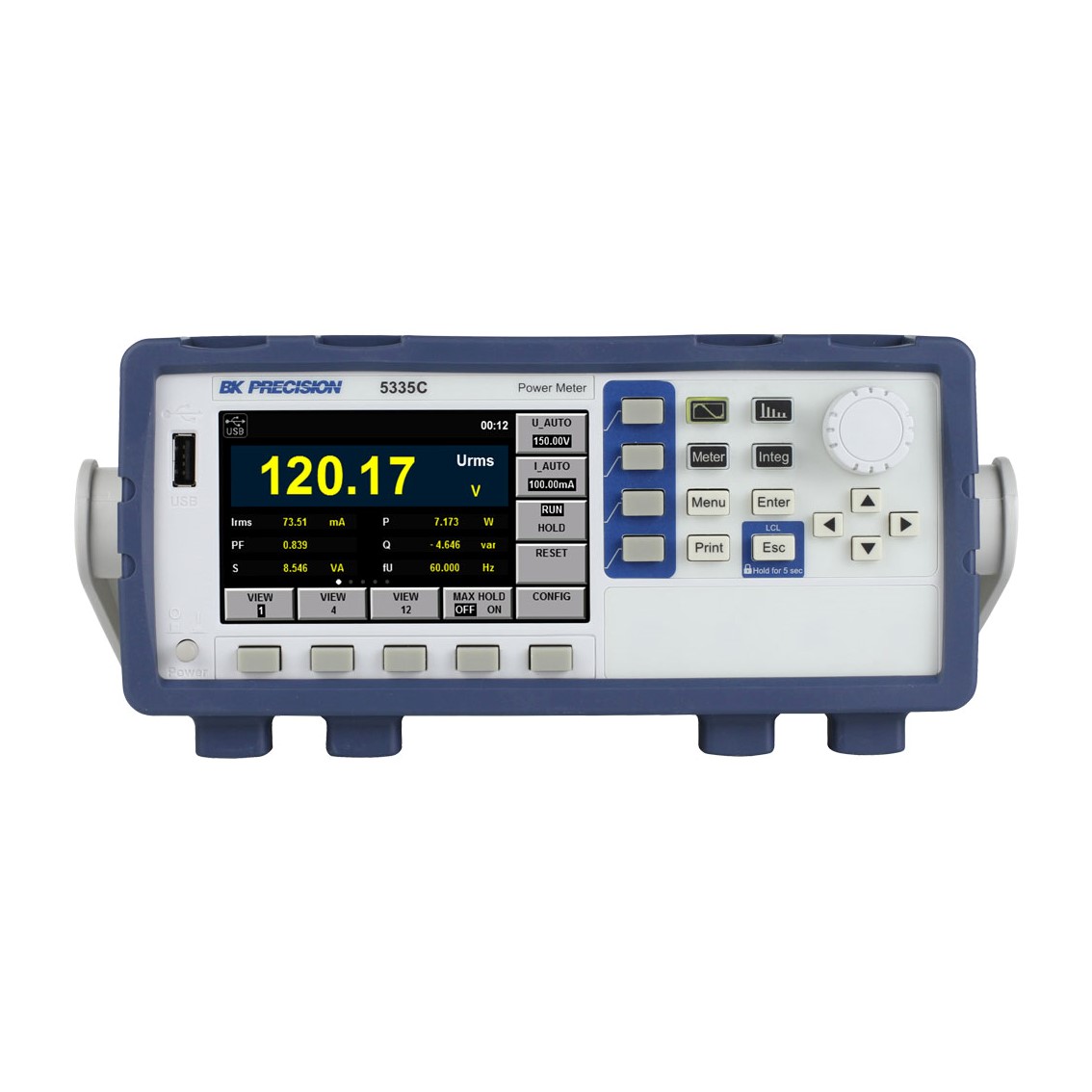 BK PRECISION 5335C 파워미터, 전력계 600Vrms(Cat II) 및 20Arms (GPIB 없슴)