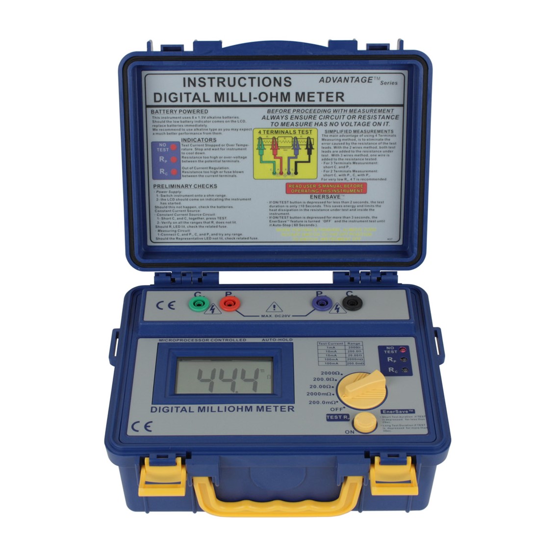 BK PRECISION 310 디지털 밀리옴미터, 저항계