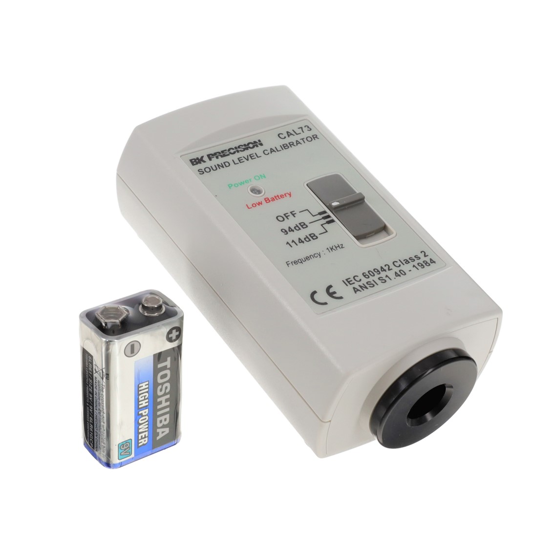 BK PRECISION CAL73 소음교정기,소음계,표준 음향 교정기(94dB, 1KHz 사인파)