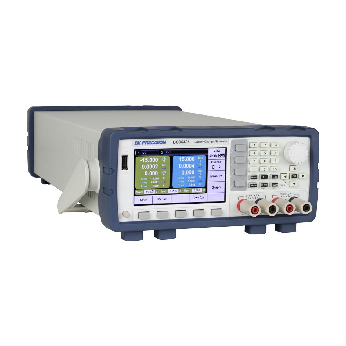 BK PRECISION BCS6401 90W 듀얼 채널 배터리 충전기,시뮬레이터 (채널당 45W)